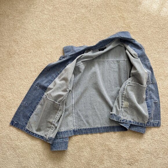 Vintage 1987 Esprit Denim Jacket, Vintage Denim, Cotton, Fall Jacket, Medium - Picture 6 of 10